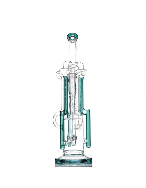 14" Mega Scientific Inline to Recycler Bong