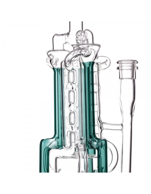 14" Mega Scientific Inline to Recycler Bong