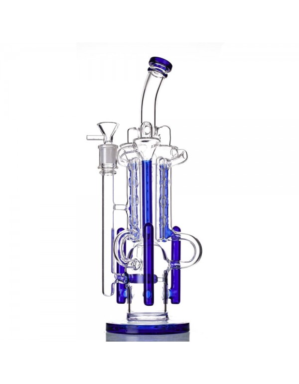 14" Mega Scientific Inline to Recycler Bong