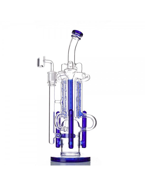 14" Mega Scientific Inline to Recycler Bong