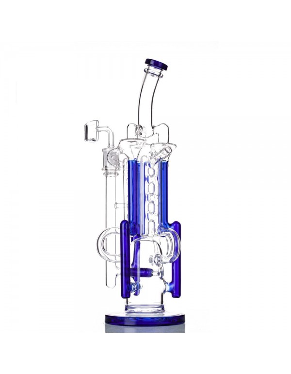 14" Mega Scientific Inline to Recycler Bong