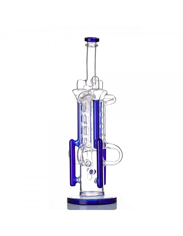 14" Mega Scientific Inline to Recycler Bong