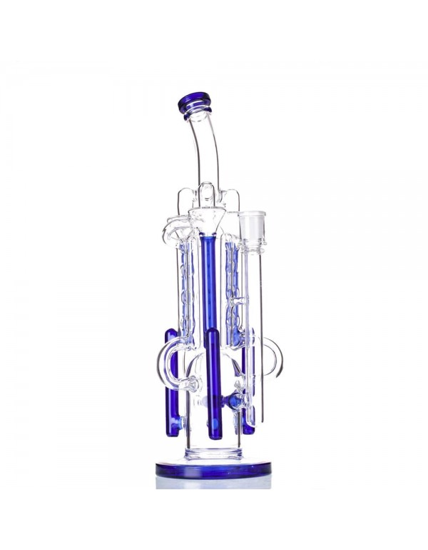 14" Mega Scientific Inline to Recycler Bong