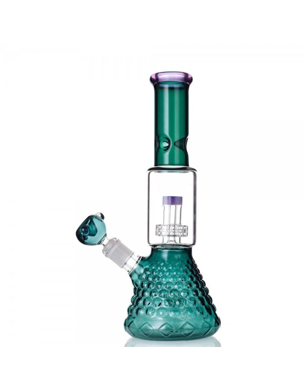 13" Beaker Bong w/ Matrix Perc (Full Color)