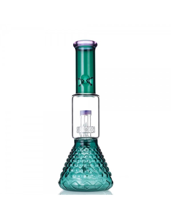 13" Beaker Bong w/ Matrix Perc (Full Color)