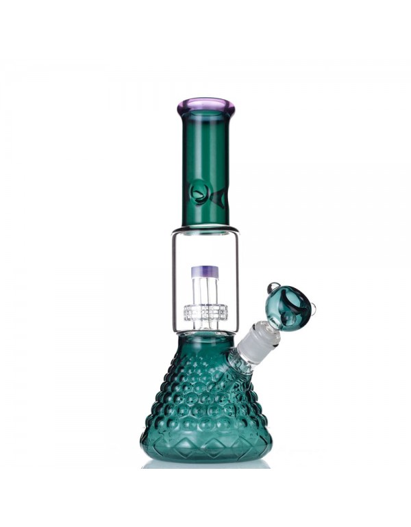 13" Beaker Bong w/ Matrix Perc (Full Color)