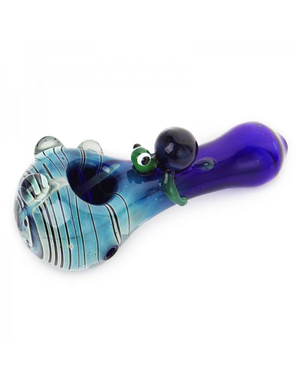 Sea Turtle Glass Hand Pipe