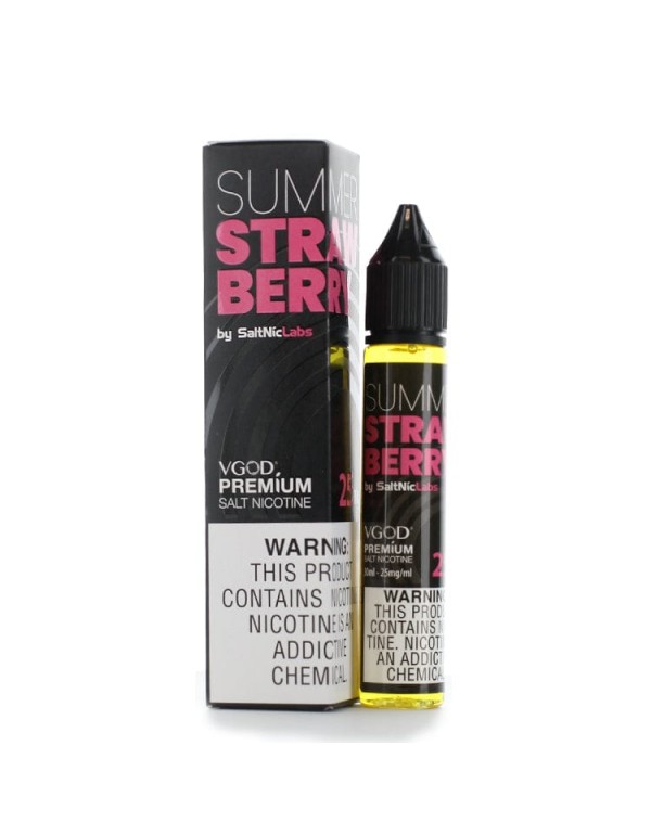 VGOD SaltNic Summer Strawberry 30ml Nic Salt Vape ...