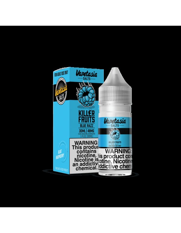 Vapetasia Salts Killer Fruits Blue Razz 30ml Nic S...