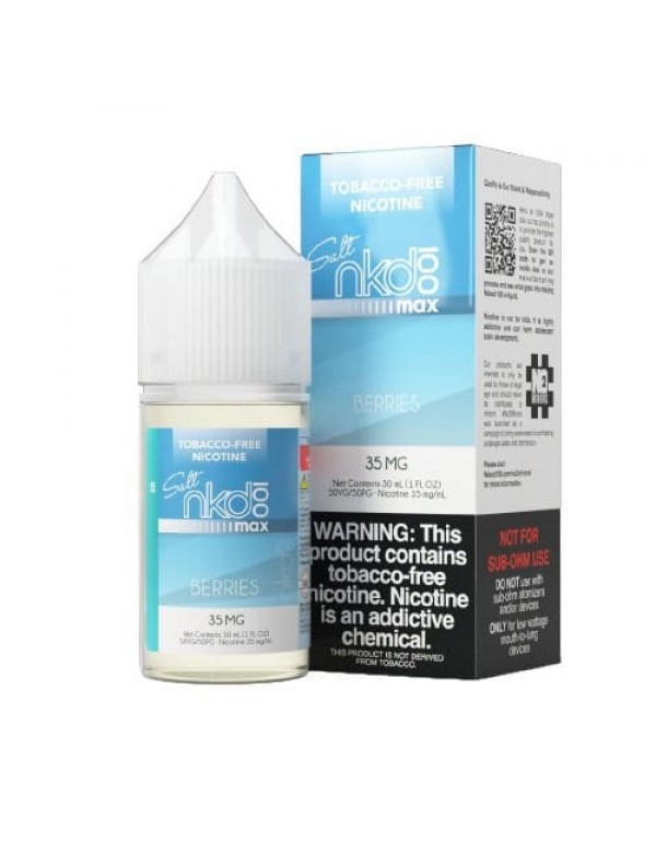 NKD 100 MAX Salts Berries Ice 30ml Nic Salt Vape J...