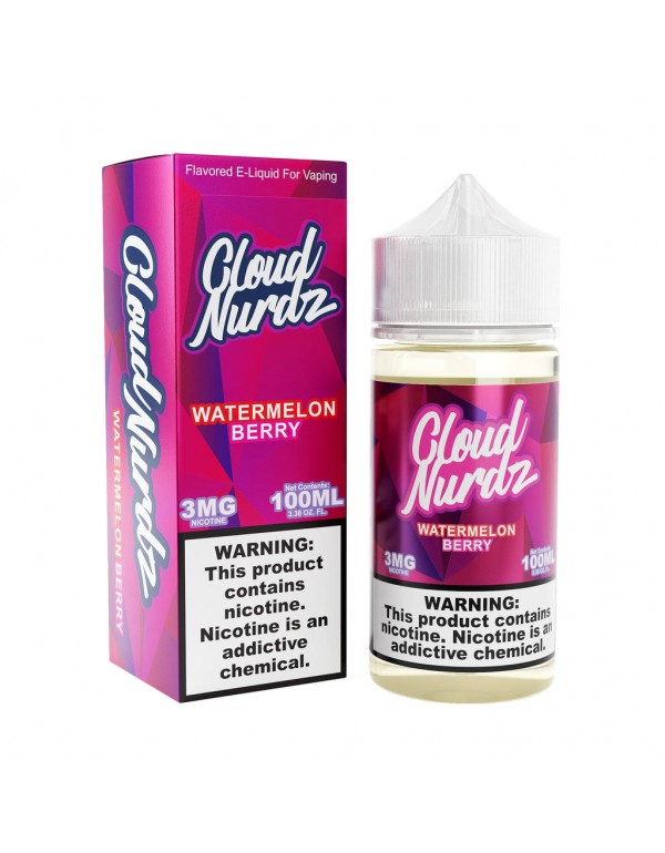 Cloud Nurdz Watermelon Berry 100ml Vape Juice