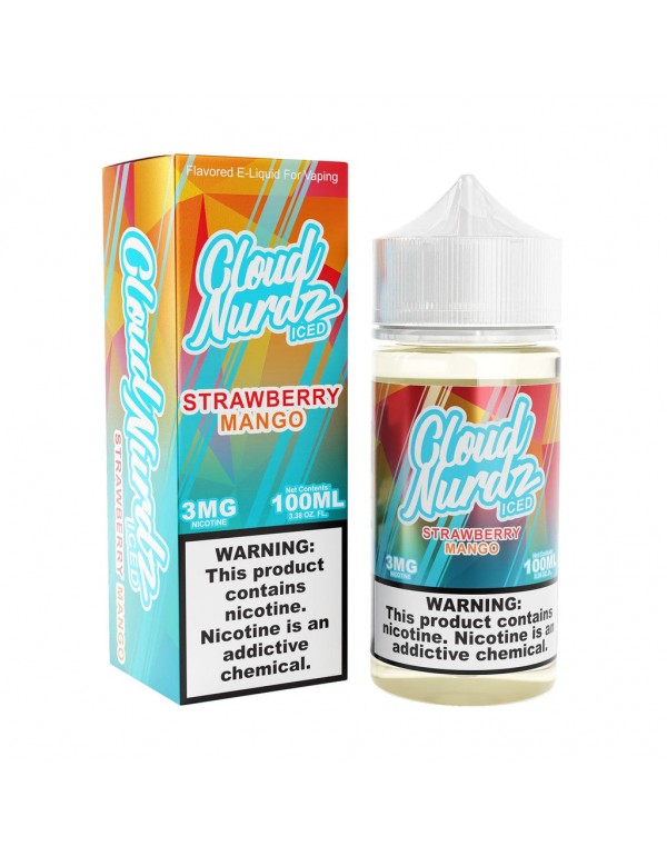 Strawberry Mango Iced 100ml Vape Juice - Cloud Nur...