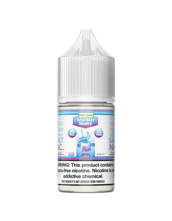 Pod Juice Blue Razz Slushy TF 30ml Nic Salt Vape J...