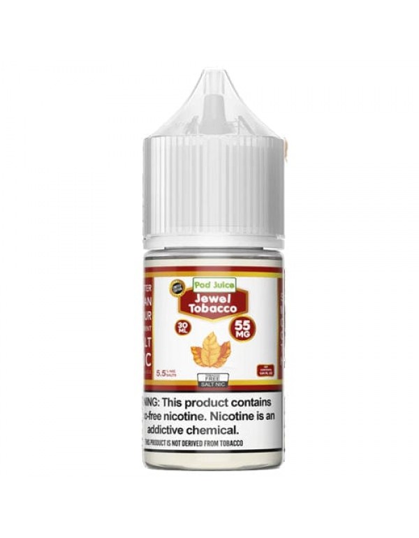 Pod Juice Jewel Tobacco TF 30ml Nic Salt Vape Juic...