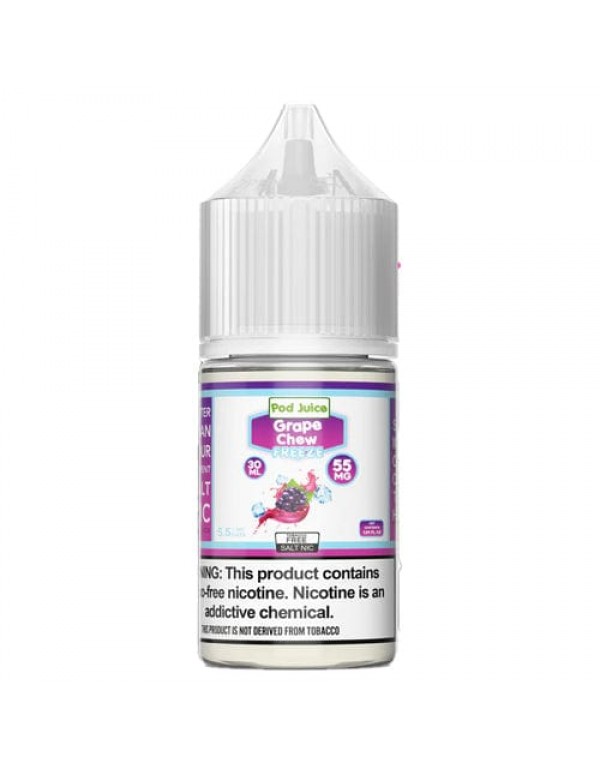 Pod Juice Grape Chew Freeze TF 30ml Nic Salt Vape Juice