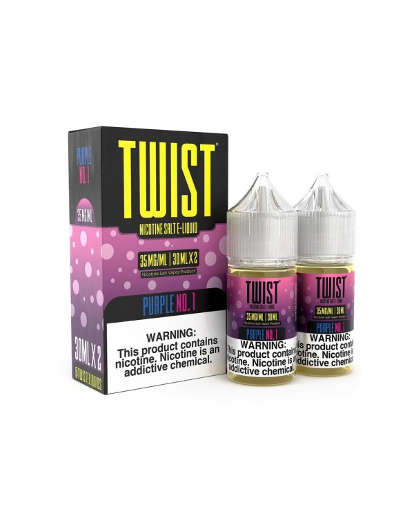 Twist E-Liquid Purple No.1 2x 30ml (60ml) Nic Salt...