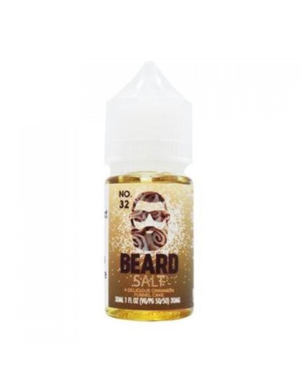 Beard Vape Co Salts No. 32 Cinnamon Funnel Cake 30ml Nic Salt Vape Juice