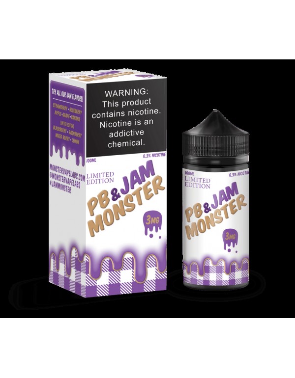 Jam Monster PB&J 100ml Vape Juice