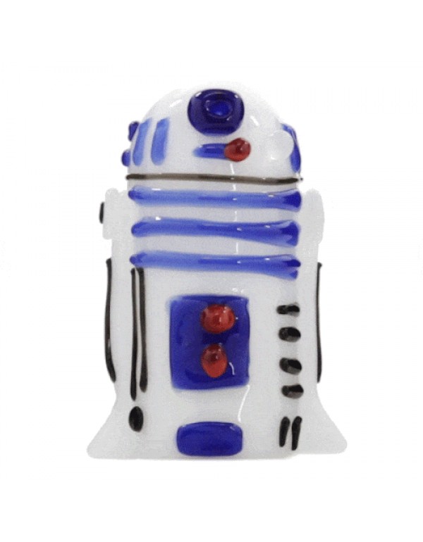 Handmade R2D2 Glass Hand Pipe
