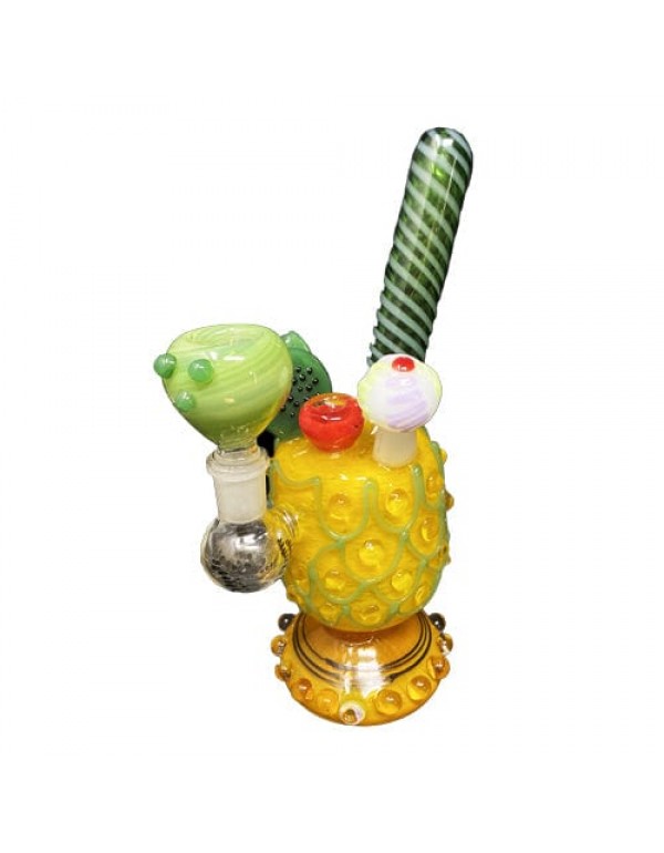 Heady Handmade Glass Pineapple Bong