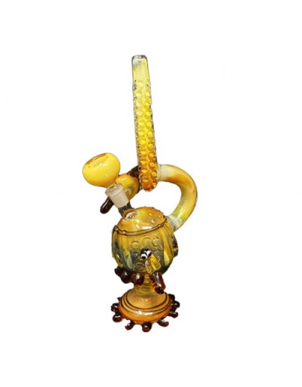 Heady Handmade Glass Honeybee Bong