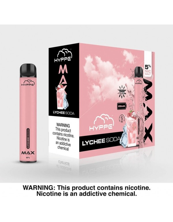 Hyppe Max Disposable Vape (5%, 1500 Puffs)