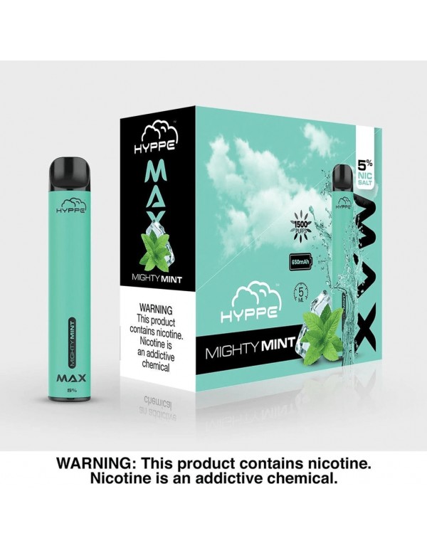 Hyppe Max Disposable Vape (5%, 1500 Puffs)