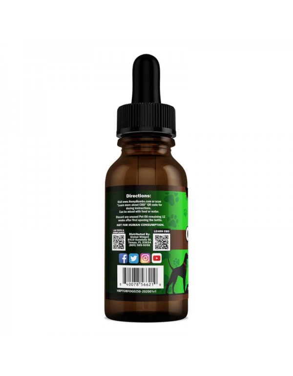 Hemp Bombs CBD Pet Oil 250mg