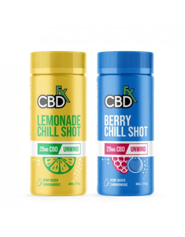 CBDfx 20mg CBD Chill Shots