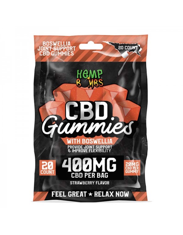 Hemp Bombs Boswellia CBD Gummies (Joint Support)