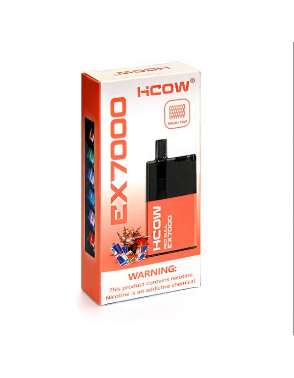 HCOW EX7000 Disposable Vape (5%, 7000 Puffs)