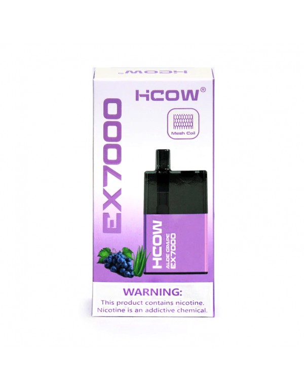HCOW EX7000 Disposable Vape (5%, 7000 Puffs)