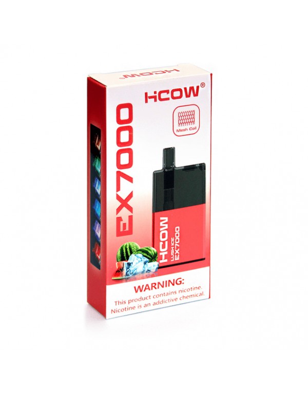 HCOW EX7000 Disposable Vape (5%, 7000 Puffs)