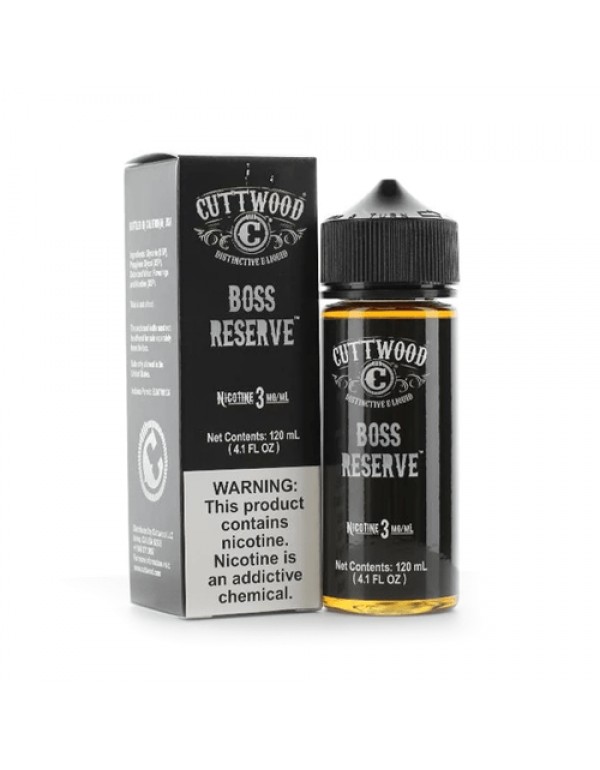 Cuttwood Boss Reserve 120ml Vape Juice