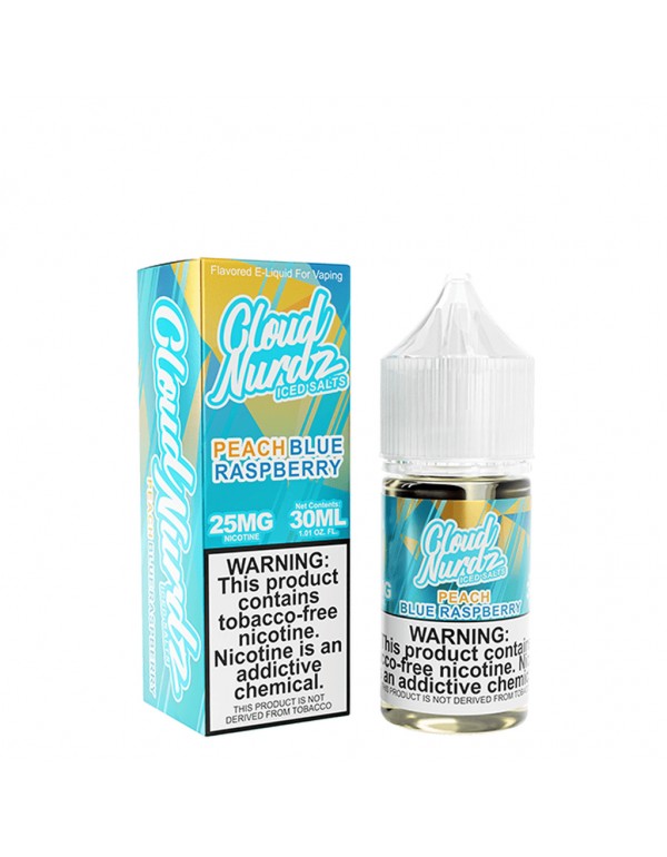 Peach Blue Razz Iced 30ml TF Nic Salt Vape Juice -...