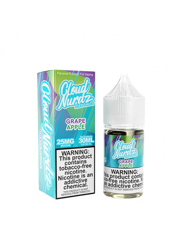 Grape Apple Iced 30ml TF Nic Salt Vape Juice - Clo...