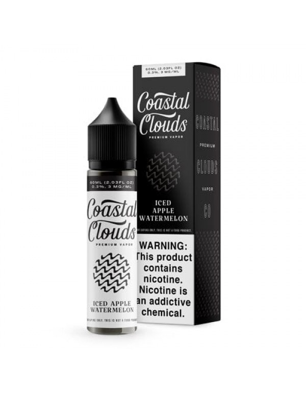 Coastal Clouds Iced Apple Watermelon 60ml Vape Jui...