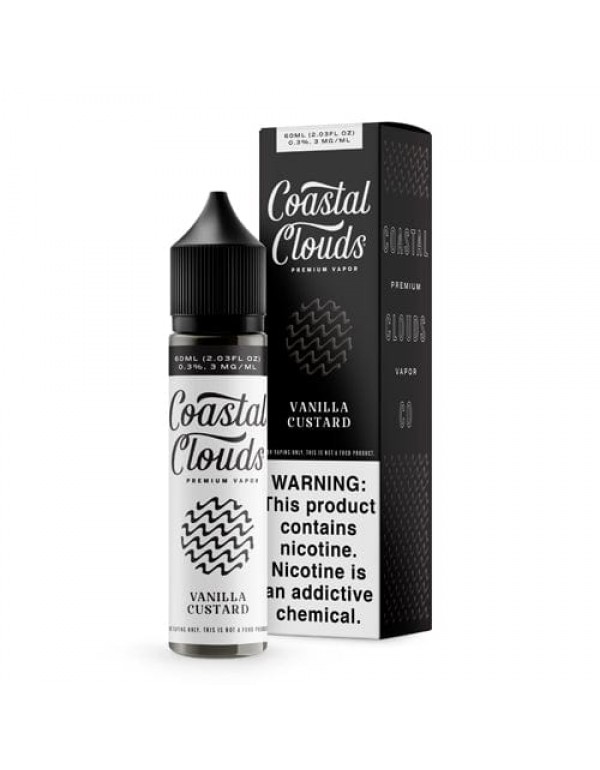 Coastal Clouds Vanilla Custard 60ml Vape Juice