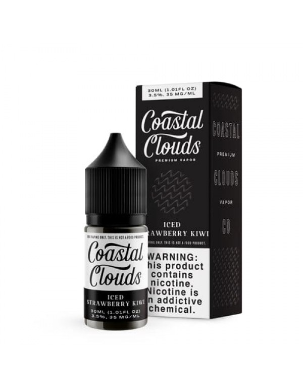 Coastal Clouds Iced Strawberry Kiwi 30ml Nic Salt Vape Juice