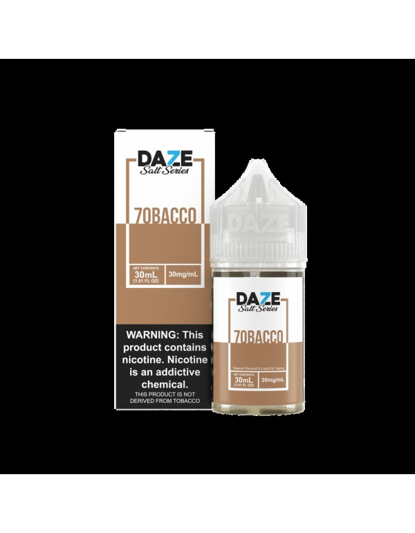 7 Daze Tobacco 30ml Nic Salt Vape Juice