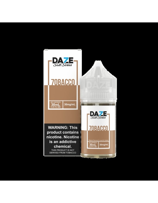 7 Daze Tobacco 30ml Nic Salt Vape Juice