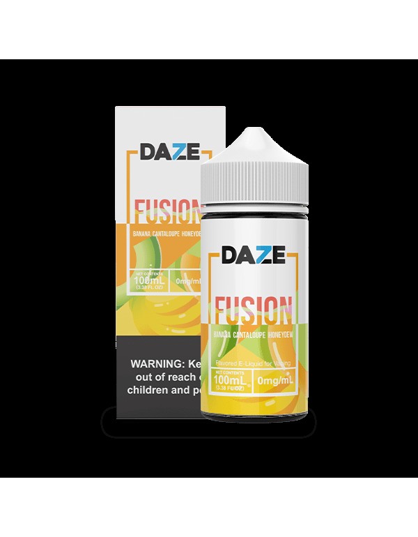 7 Daze Fusion Banana Cantaloupe Honeydew 100ml Vape Juice