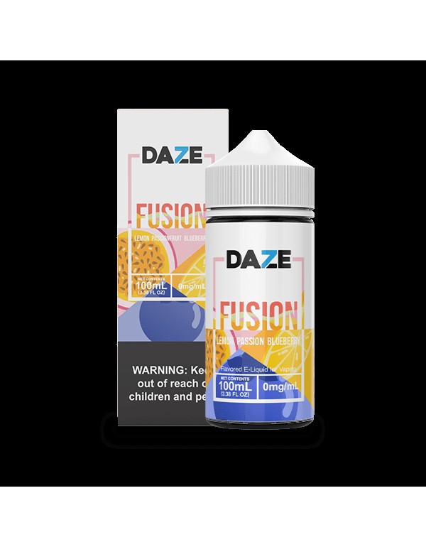 7 Daze Fusion Lemon Passionfruit Blueberry 100ml Vape Juice