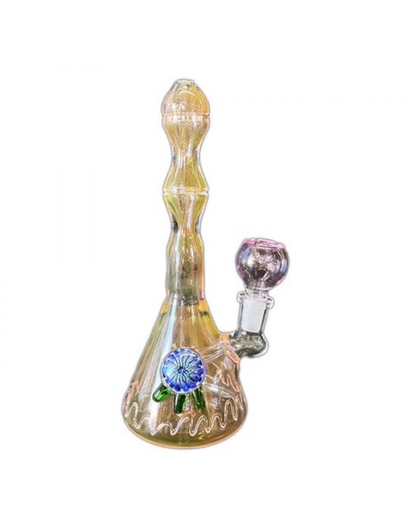 8.5" Heady Handmade Fumed Glass Bong