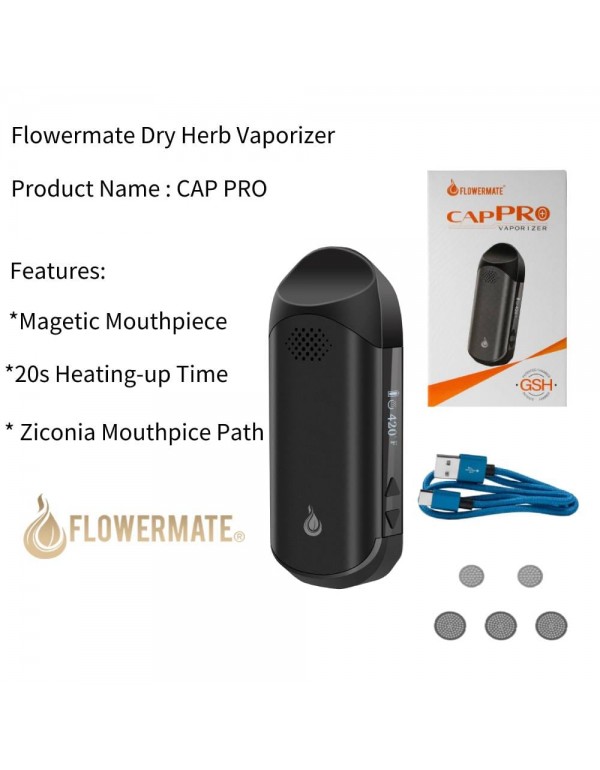 Flowermate Cap Pro Dry Herb Vaporizer