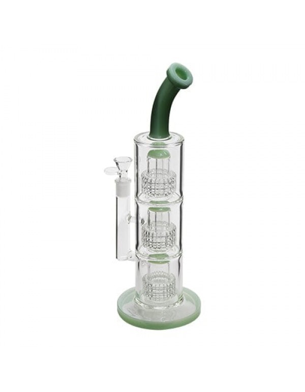 14" Glass Bong w/ Triple Matrix Perc