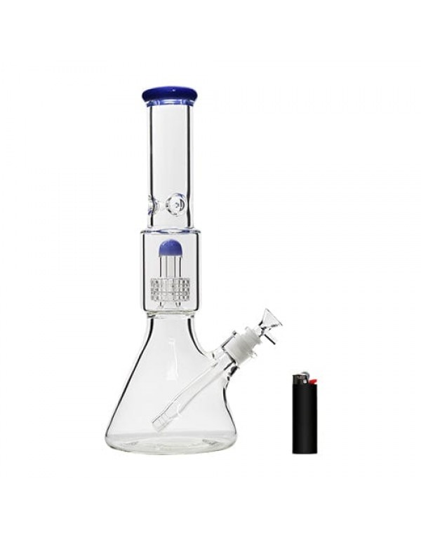 15" Glass Beaker Bong w/ Matrix Perc