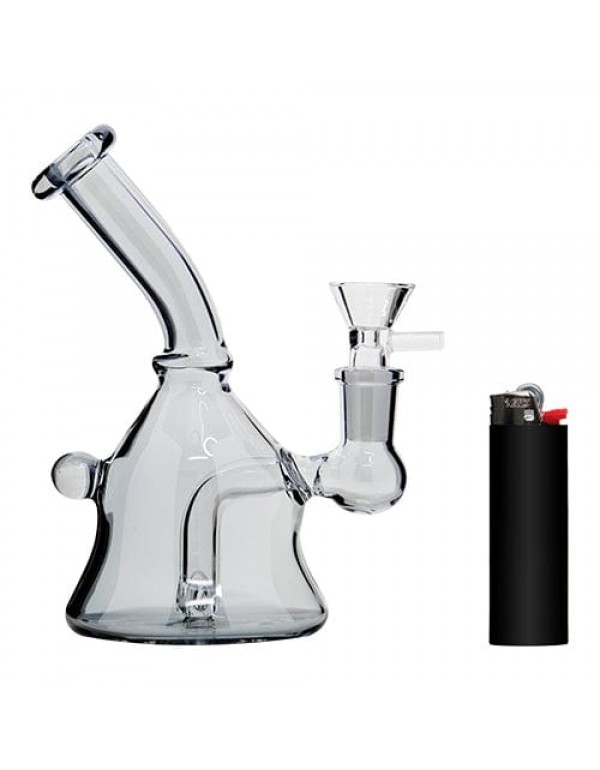 6" Glass Bong w/ Smoke Color