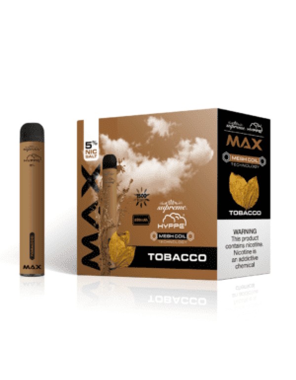 Hyppe Max Disposable Vape - Tobacco (5%, 1500 Puffs)