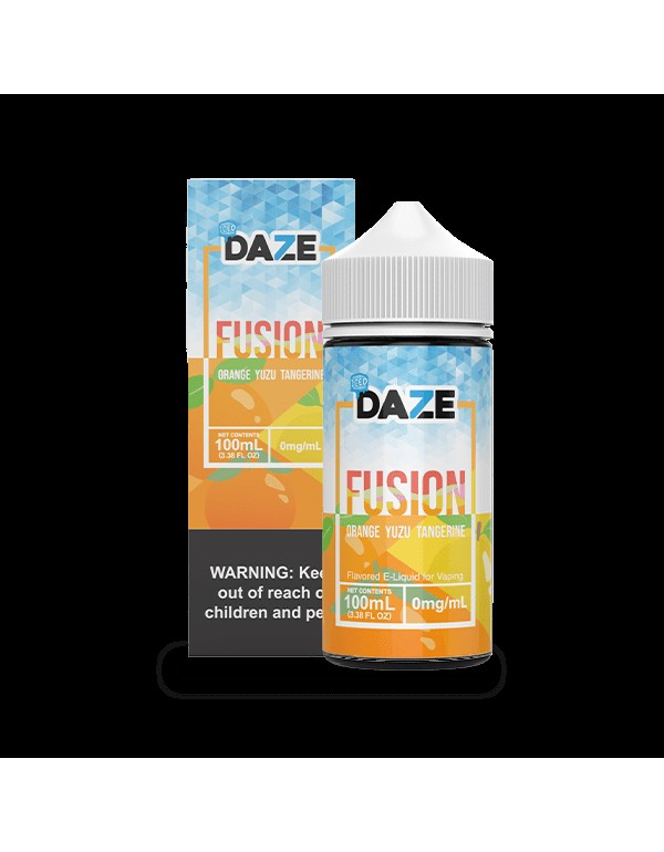 7 Daze Fusion Orange Yuzu Tangerine ICED 100ml Vap...